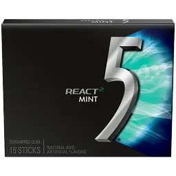 Жуйки Wrigley's React Mint Sugar Free 15 st