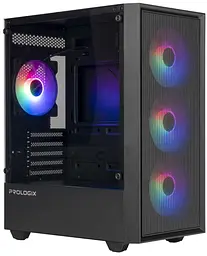 Корпус ProLogix E107 Tempered Glass Black (E107) Без БП - мініатюра 3