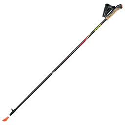 Палиці для скандинавської ходьби Gabel FX-75 Snake Carbon 135 Dual Spike Чорний-Червоний - мініатюра 2