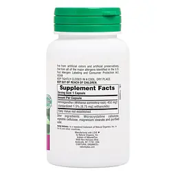 Ашваганда Nature's Plus Ashwagandha Herbal Actives 450 мг 60 вегетаріанських капсул - мініатюра 3