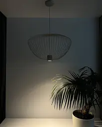 Підвісний світильник, люстра Nowodvorski 11251 Pumpkin L GU10 1x10W IP20 Світло-сірий - мініатюра 8