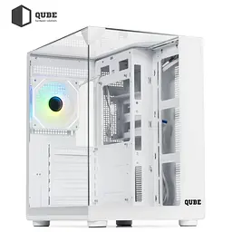 Корпус QUBE AQUARIUM ARGB WHITE (AQUARIUM_GWNU3) - мініатюра 5