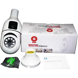 IP-камера відеоспостереження UKC SQ02 E27 Wi-Fi White - мініатюра 5