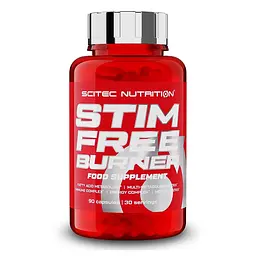Жироспалювач Scitec Nutrition Stim Free Burner, 90 капсул - Термін 07.26 без стимуляторів