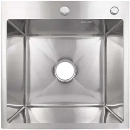 Кухонна мийка вбудована Lidz Handmade H5050H Decor Honeycomb 2,5/0,5 мм LDH5050DEC48365
