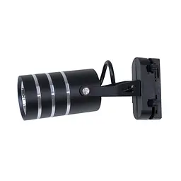 Світильник трековий поворотний LED 423/7W NW BK Brille 33-019 - мініатюра 2