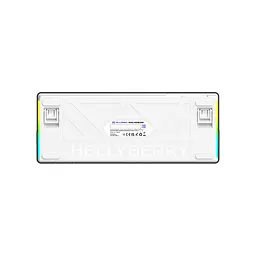Клавіатура Hator Hellyberry HK60 Mechanical Linear RGB Wireless/Bluetooth/USB UA White/Violet (HK60_wireless) - мініатюра 5
