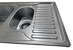 Кухонна мийка Romzha Petrika 1.5C Textura RO49670, Сірий - мініатюра 8