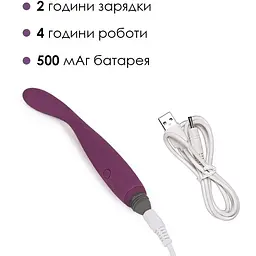 Тонкий вібратор Svakom Cici Violet - мініатюра 4