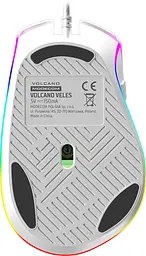 Мишка Modecom Veles Volcano, ігрова, 12800dpi., 8кн.,RGB, біла - мініатюра 8