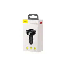 FM модулятор Baseus T Shaped S-09A 2 х USB Type-A, microSD Black (CCMT000001) - мініатюра 12