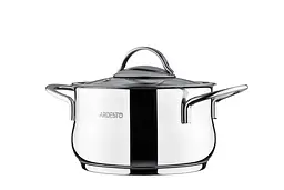Каструля Ardesto зі скляною кришкою Black Mars 1.8л нержавіюча сталь kuh0014690 - мініатюра 3