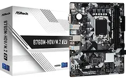 Материнська плата AsRock B760M-HDV/M.2 D4 (B760M-HDV/M.2 D4) (Socket 1700, Intel B760, Micro-ATX) - мініатюра 5