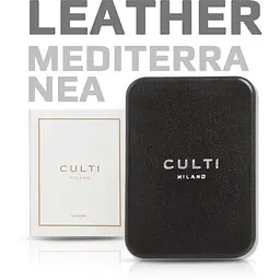 Ароматизатор Culti Milano Car Diffuser Pelle Nera C/Refill Mediterranea 73X53 мм - мініатюра 3