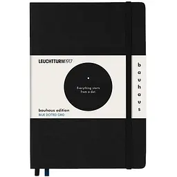 Блокнот Leuchtturm1917, Bauhaus Edition, Середній, чорний, крапка (359617)