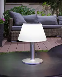 Вуличний світильник на сонячній батареї Goldlux 325457 Viola LED 4000K IP44 сріблястий - мініатюра 2