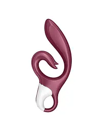 Вібратор-кролик Satisfyer Love Me Red, гнучкий, відросток з потрійним кінчиком - мініатюра 3