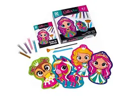 Набір для творчості VLADI TOYS "Glitter Art. Казкові принцеси" VT4501-10 (укр) - мініатюра 2