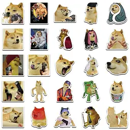 Стікерпак GeekLand Dogecoin 50 штук - мініатюра 3