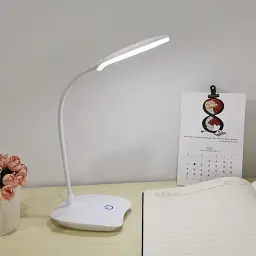 Настільна бездротова світлодіодна лампа з сенсором включення LED Lamp KL-95AA біла - мініатюра 7