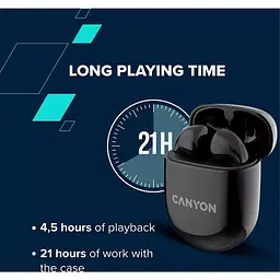 Навушники Canyon TWS headset TWS-6 Black (CNS-TWS6B) - мініатюра 9