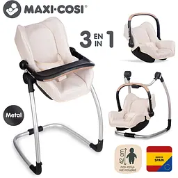Крісло для ляльки Smoby Toys Maxi-Cosi 3 в 1, 43x41x71 см айворі (7600240245) - мініатюра 4