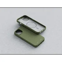 Чохол-накладка Njord Suede MagSafe Case Olive для iPhone 15 (NA51SU06) - мініатюра 7
