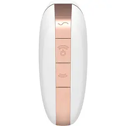 Вакуумний кліторальний стимулятор Satisfyer Love Triangle White - мініатюра 5