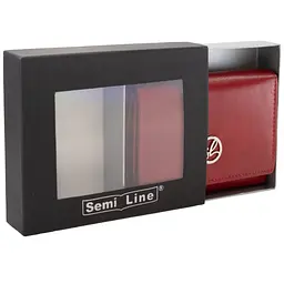Гаманець жіночий шкіряний Semi Line RFID Red (P8272-2) - мініатюра 3