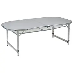Стіл Bo-Camp Premium Oval 150x80 cm Grey (1404405) - мініатюра 3