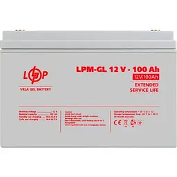 Акумулятор LogicPower GEL 12V/100Ah/1200Wh [3871] [109902] - мініатюра 2