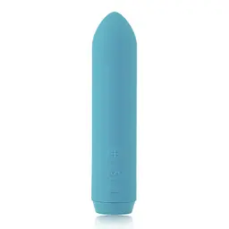 Мінівібратор Je Joue - Classic Bullet Vibrator Teal з глибокою вібрацією і фіксацією на палець + подарунок косметичка - мініатюра 2