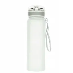 Пляшка для води спортивна 4FIZJO 650 мл Grey (P-5905973404280) - мініатюра 4