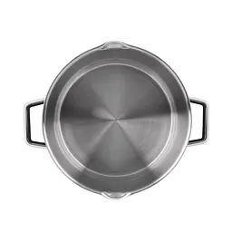 Набір кастрюль 8 предметів Krauff Moderne Schwarz + Сковорода універсальна 24 см Prime Chef та кришка скляна - мініатюра 4