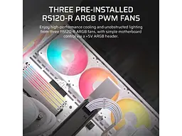 Корпус Corsair 3500X RS-R ARGB White (CC-9011323-WW) - миниатюра 3