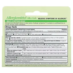 Засіб від алергії Boericke&Tafel Allergy Relief Allergiemittel AllerAide 40 таблеток - мініатюра 2