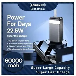 Зовнішній акумулятор Remax RPP-173 60000mah 22.5W RPP-173 - мініатюра 4