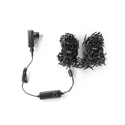 Twinkly Smart LED Гірлянда Twinkly Cluster AWW, 400, Gen II, IP44, довжина 6м, кабель чорний - мініатюра 3