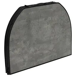 Стіл Bo-Camp Northgate Oval 120x80 cm Black/Grey (1404187) - мініатюра 7
