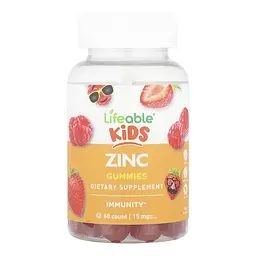 Цинк Lifeable (Kids) - 60 gummies, для імунітету