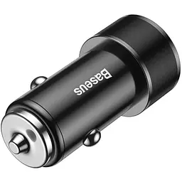 Автомобільний зарядний пристрій Baseus Small Screw + Type-C Cable 2USB 3.4A TZXLD-B01 Black - мініатюра 6