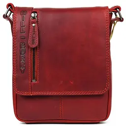 Чоловіча шкіряна сумка Hill&Burry 22х19х5 см sum0026487