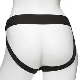 Набір для страпона з вібрацією Doc Johnson Body Extensions - BE Naughty - Black - мініатюра 6