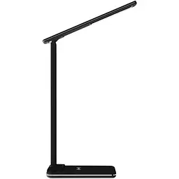 Настільна LED лампа Media-Tech Leditou MT222K 4W 6500K 15W QI з вбудованим WRL чорна - мініатюра 3