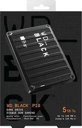 Зовнішній жорсткий диск 2.5" USB 5.0TB WD P10 Game Drive (WDBA3A0050BBK-WESN) - мініатюра 7