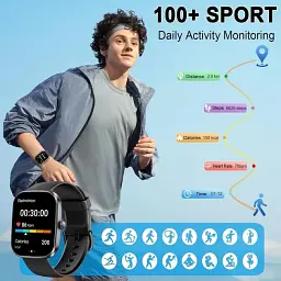 Смарт-годинник Soudorv T70 з Bluetooth дзвінками, 1.91" HD дисплеєм, 110+ спортивними режимами, IP68 - мініатюра 7