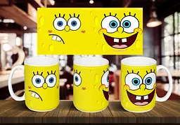 Чашка "Губка боб" 425 мл Рожева