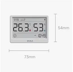 Датчик Термометр гігрометр + годинник ATuMan TH2 Clock Thermometr Hygrometer (Китайська версія) - мініатюра 7