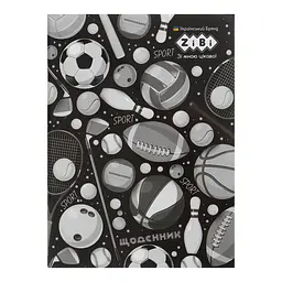 Щоденник шкільний Sport, А5, 40 аркушів, м’яка обкладинка, скоба, глянцева ламінація, Smart Line