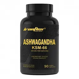 Екстракт кореня ашваганди IronFlex Ashwagandha KSM-66, 90 вегакапсул для підтримки нервової системи